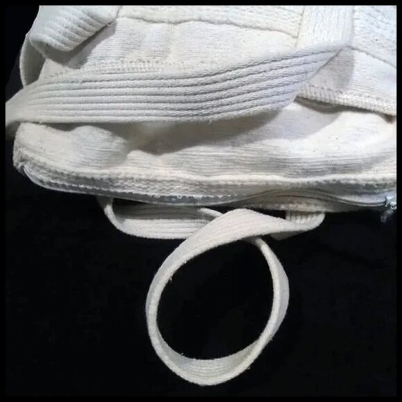 Cotton Cloth Purse Boho Cottagecore 70s Vintage Hippie Bag - Picture 2 of 12